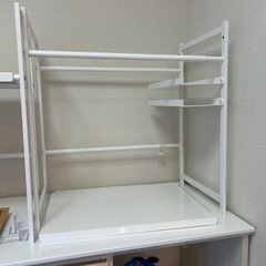 ニトリ伸縮レンジ上ラック　2個の画像