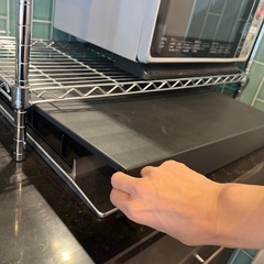 シェルフ　パナソニックレンジ　ガス塞ぎ台3点セットの画像