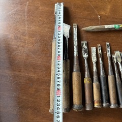 大工　ノミ10本とタガネ1本セットの画像