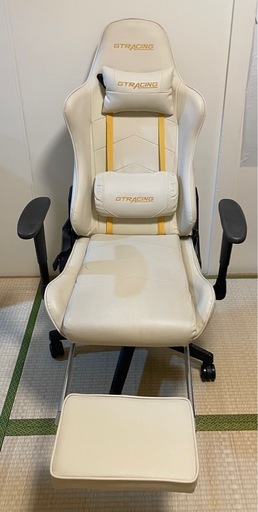GTRacing ゲーミングチェア オフィスチェア オットマン付