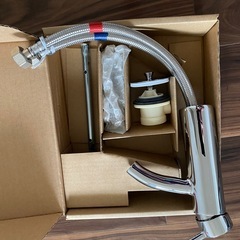 【新品未使用】ステンレス混合栓の画像