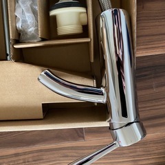 【新品未使用】ステンレス混合栓の画像