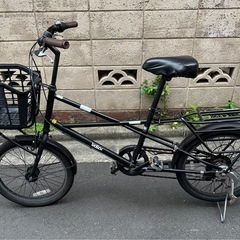 五速変速 マウンテンバイク 自転車 バイク BIKE マットブラック 20インチ 東京都豊島区池袋 直接引き取り可の画像