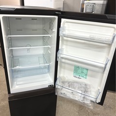 札幌市内配送可 【6ヵ月保証付き】美品 23年製 Hisense ハイセンス 162L 2ドア冷蔵庫 HR-D16FB 右開き の画像