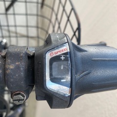  シマノ6段変速27インチカゴ付きシティサイクル（浦添市お渡し）の画像