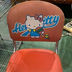 くろがね工作所 学習椅子 キティちゃん 1976年 昭和レトロ の画像