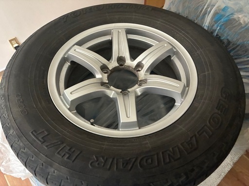 150プラド　夏タイヤホイール付き
