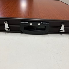 I 2510-370 コーナン　アルミテーブルセット　イス4脚付き　キズ汚れ有りの画像