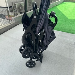 二人乗りベビーカー の画像