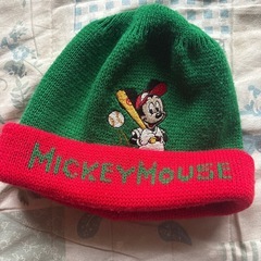 ミッキー  マフラー　帽子の画像