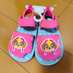 【新品未使用】パウパトロール スカイ スキッパー デザイン サンダル 14cmの画像
