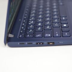 中古軽量ノートパソコン 東芝 P2-X8YB-BL Windows11+office 爆速SSD512GB 第13世代core i7/メモリ16GB/13.3インチ/webカメラ/無線内蔵の画像
