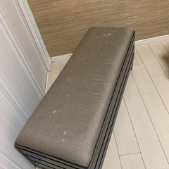 アメリカ家具　収納ベンチの画像