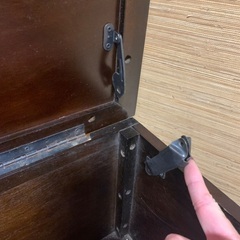 アメリカ家具　収納ベンチの画像