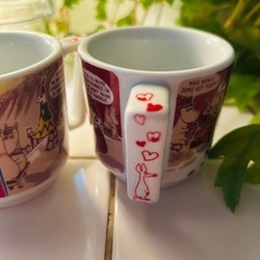 ムーミン　マグカップ2個セット　冬デザインの画像