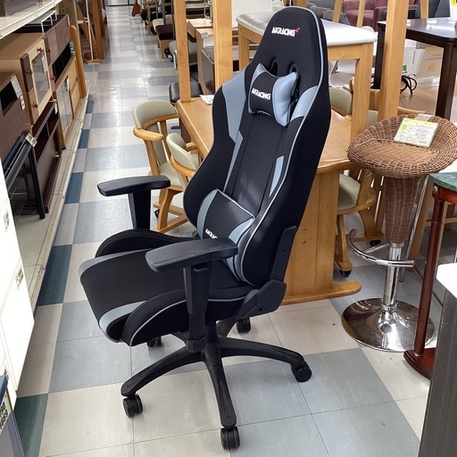 ?春日市?ゲーミングチェア?AKR acing?wolfシリーズ?黒色?定価43,980円?No2050