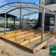 カーポート設置します