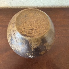備前焼の花器の画像