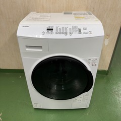 54○送料設置無料　22年製　アイリスオーヤマドラム式洗濯機　㌔　安い　冷蔵庫の画像