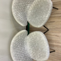 ⑥美品ヴィンテージ風フェイクレザーチェアの画像
