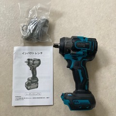 電動 インパクトレンチ 18v 充電式 マキタ互換品 タイヤ交換 強力 diyの画像