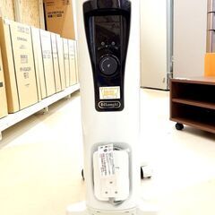札幌市清田区/デロンギ DeLonghi ユニカルド オイルヒーター 幅広X字型フィン ピュアホワイト×ブラック RHJ65L0712の画像