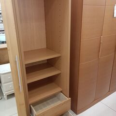 ★リユースのサカイ日立店★HJ8026 カグクロ ワードローブ ナチュラルブラウン H190×D50×W120 クリーニング済み の画像