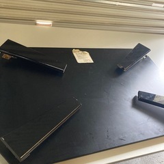 M62  折りたたみ　ローテーブル　ブラック　の画像