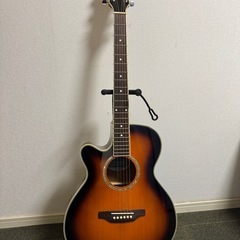 珍しい左利き　ARIAアコースティックぎギターの画像