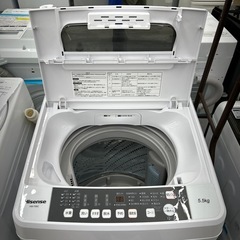 リユースのサカイ東金店 Hisense 洗濯機 20年製 5.5kg TJ15479の画像