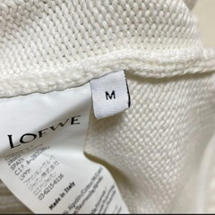 LOEWE ロエベ BTS テテ着用　ステッチ 垂れ糸 コットンニット セーターの画像