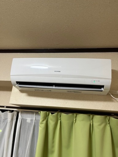 アイリスオオヤマ　クーラー　エアコン　リモコン付き　暖房