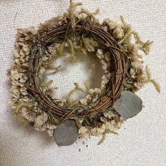 アンティークフラワーリースの画像