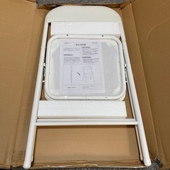 新品　折りたたみチェア パイプ椅子の画像