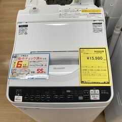A-345【リユースのサカイ野々市店】洗濯機 シャープ ES-TX5FJ 2021年製※クリーニング済み/当店6カ月保証の画像