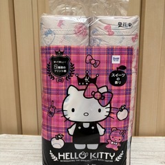 ⑤新品未使用 キティちゃん トイレットペーパー クレーンゲーム獲得品 12ロール❁¨̮の画像
