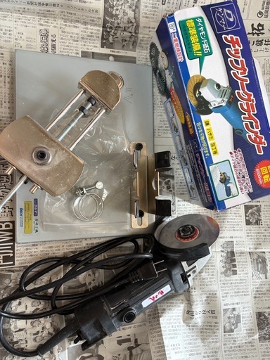 チップソー グラインダー 5月ごろ購入　天然石の研磨に使用してました
 チップソー研磨機 DケンマーSP FK-002 低速ディスクグラインダー付き 