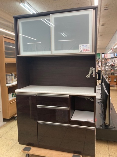 リユースマン倉敷、ニトリ、キッチンボード、ブラウン、キッチン、収納、棚