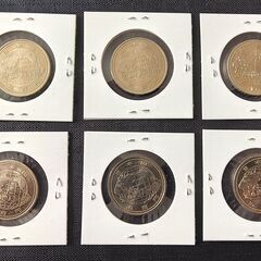 ☆【記念硬貨】2005年「愛・地球博」日本国際博覧会記念500円ニッケル黄銅貨　6枚　(未使用品)　☆の画像