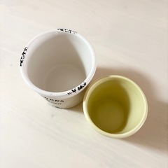 陶器製 植木鉢カバー 2点セットの画像
