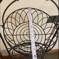 【中古品】アイアン　バスケット
の画像
