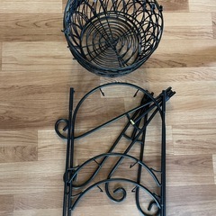 【中古品】アイアン　バスケット
の画像