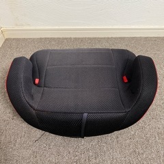 ブースターシート 黒 メッシュ サイドサポート付きの画像