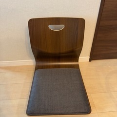 ニトリ　回転式座卓チェア(コラン MBR)の画像