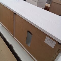 ★リユースのサカイ水戸店★テレビ台ホワイトH43.5×D35×W100クリーニング済みMT5806の画像
