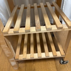 IKEA キッチンワゴン キッチン台 ベクヴェーム の画像