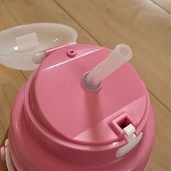 子供用 ベビー用 ストロー 水筒 キティちゃんの画像