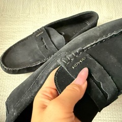 コーチ　ローファー　スウェード靴の画像