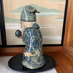  九谷焼　寿老人 置物の画像