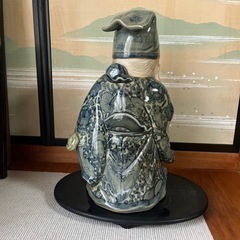  九谷焼　寿老人 置物の画像